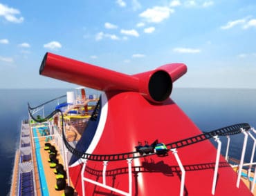 Mardi Gras bietet mit Achterbahn ultimativen Nervenkitzel auf dem Meer