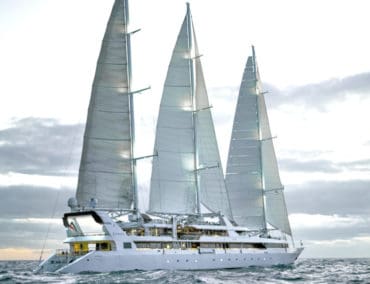 Neuer Segelantrieb wird auf der Le Ponant getestet