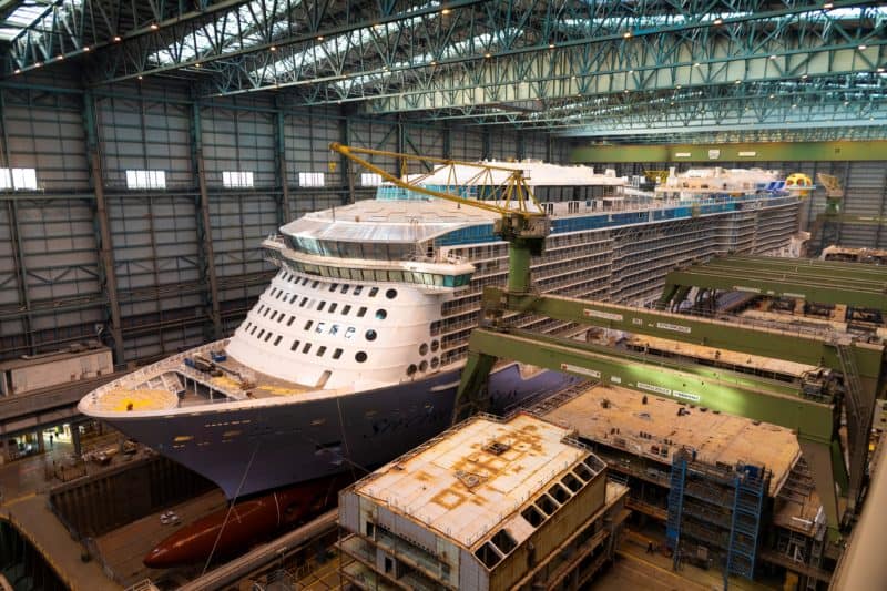 Spectrum of the Seas dockt aus Meyer Werft aus