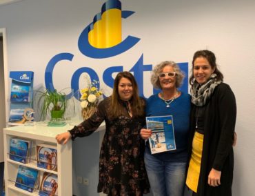 Karin Lühr gewinnt Mittelmeer Kreuzfahrt mit der Costa Fortuna