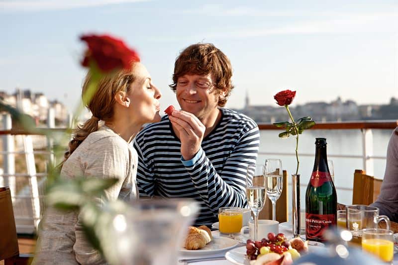 Flussreisen Special von A-Rosa zum Valentins-Tag