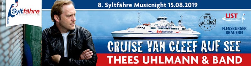 8. Syltfähre Musicnight mit Thees Uhlmann & Band