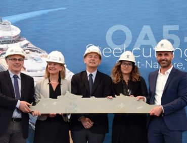 Royal Caribbean feiert Baubeginn des neuen Oasis-Kreuzfahrtschiffes