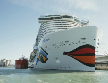 Premiere in Barcelona: Erstanlauf der AIDA Nova, dem weltweit ersten LNG-Kreuzfahrtschiff