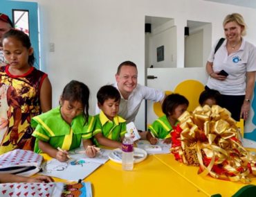 AIDA eröffnet Schule für 40 Kinder auf den Philippinen