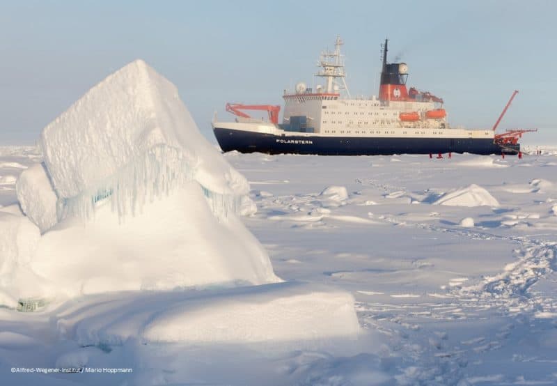 Polarstern wird in der Lloyd Werft für die nächste Arktis-Reise fit gemacht