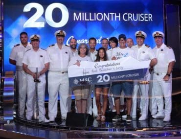 MSC feiert Meilenstein – 20‘000‘000 Passagiere