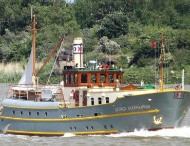 Dampfschiff George Stephenson erstmals an der Hanse Sail
