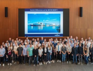 Meyer Werft begrüsst 75 neue Auszubildende