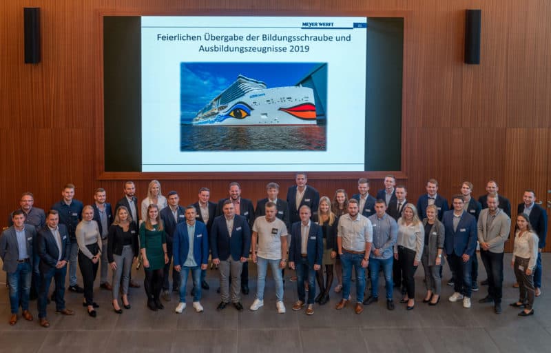 Meyer Werft verleiht zum 17. Mal die Bildungsschraube