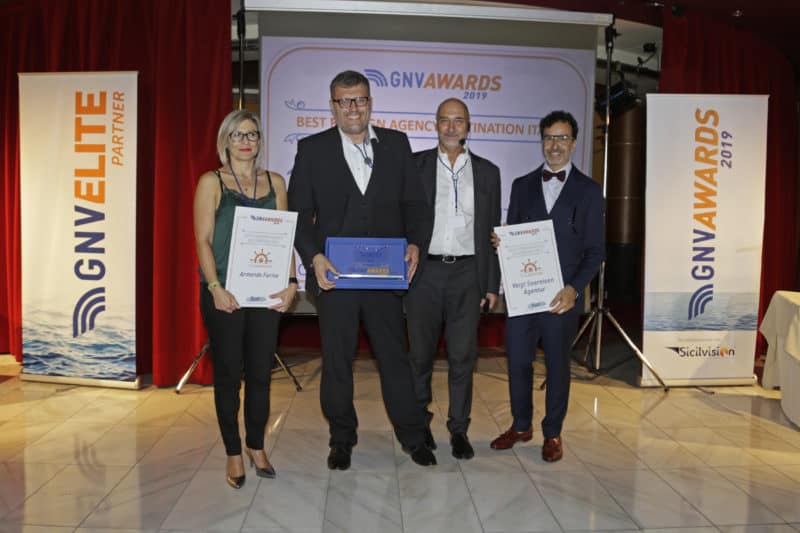GNV Awards 2019 im Hafen von Palermo