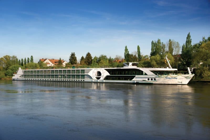 Thurgau Travel zur Lage der in Wien liegenden MS Thurgau Prestige