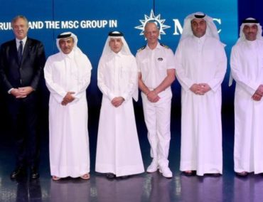MSC Bellissima absolviert Jungfernfahrt nach Qatar