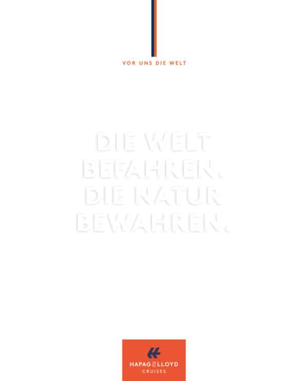 Alle Hapag-Lloyd Kreuzfahrtschiffe fahren ab Juli 2020 mit Marine Gasöl 0,1 Prozent