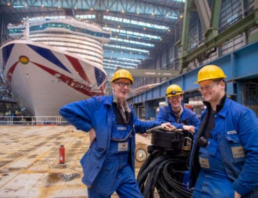 Meyer Werft feiert 225 Jahre Jubiläum und liefert 50. Kreuzfahrtschiff