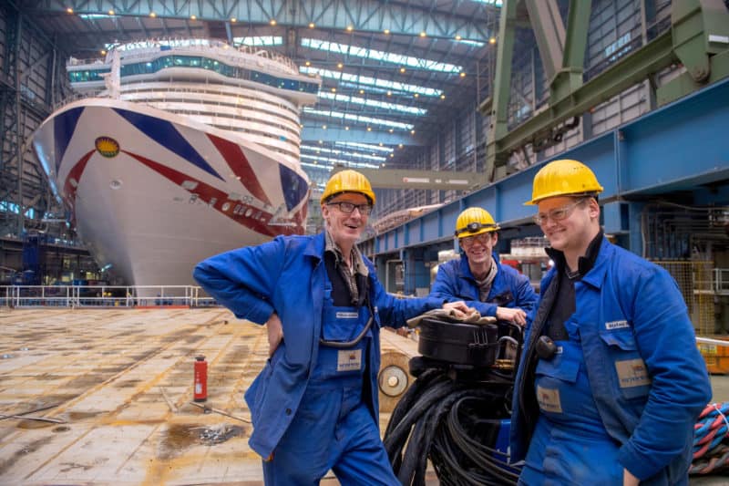 Meyer Werft feiert 225 Jahre Jubiläum und liefert 50. Kreuzfahrtschiff