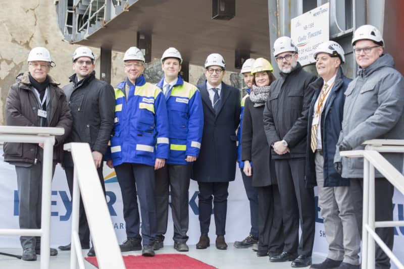 Costa beginnt mit Montage der Costa Toscana in der Meyer Werft Turku