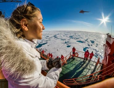 Once in a liftetime: Mit dem stärksten Eisbrecher zum Nordpol