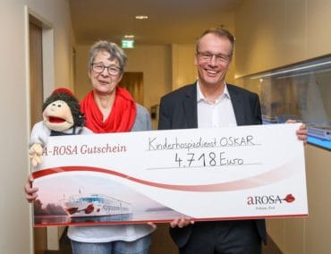 A-Rosa Flussreisen spendet Erlöse der Neujahrstombola