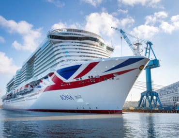 Emsüberführung der Iona für P&O Cruises