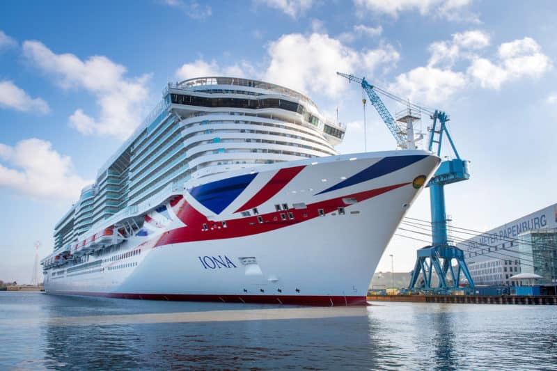 Emsüberführung der Iona für P&O Cruises