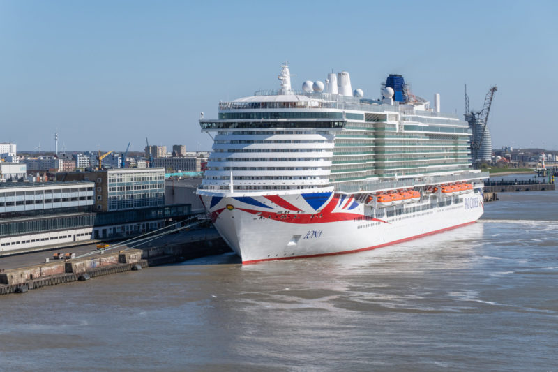 Iona wird von Bremerhaven nach Rotterdam verschoben