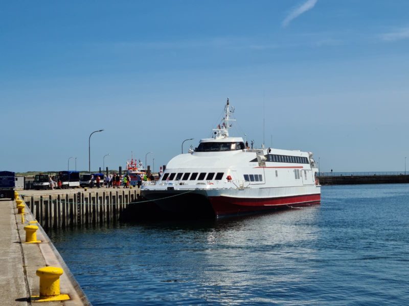 San Gwann fährt Dienstags von Cuxhaven nach Helgoland