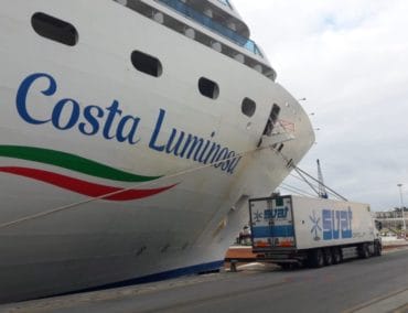 Costa spendet Nahrungsmittel und Schutzausrüstungen in Italien