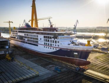 Erfolgreiches Ausschwimmen der Hanseatic spirit