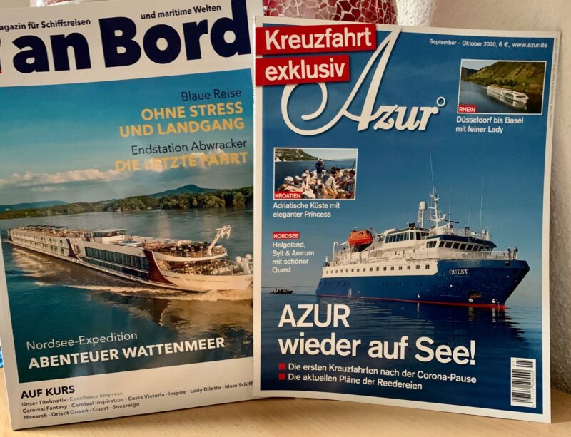 Kreuzfahrtschiffe auf dem Weg zum Schiffsfriedhof