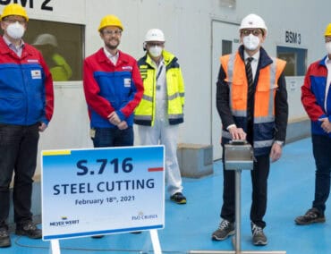 Meyer Werft startet mit dem Bau der Arvia für P&O Cruises