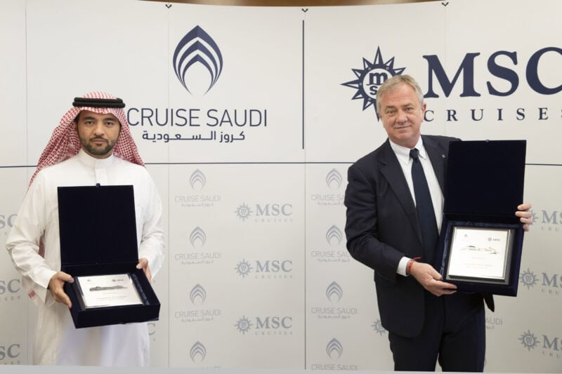 MSC Magnifica hat ihren Heimathafen im Winter 2021/22 in Saudi Arabien