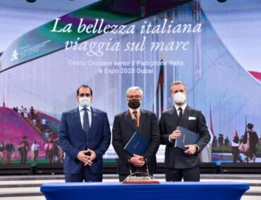 Botschafter für Italiens Schönheit auf See: Costa sponsert Italien-Pavillon auf der Expo in Dubai