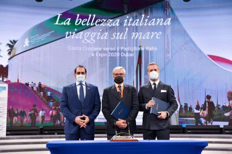 Botschafter für Italiens Schönheit auf See: Costa sponsert Italien-Pavillon auf der Expo in Dubai