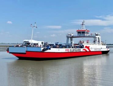 FRS Elbfähre Glückstadt Wischhafen zieht positive Bilanz