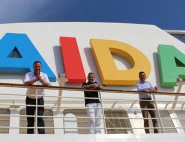 AIDA feiert mit rtk Reisebüro-Partnern Wiedersehen auf der AIDA Blu
