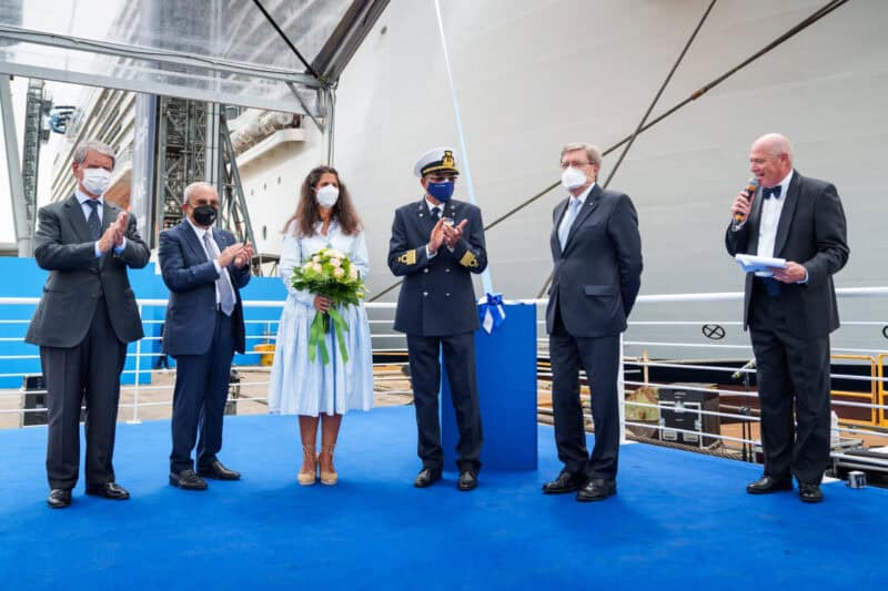 MSC übernimmt mit Seashore grösstes je in Italien gebautes Kreuzfahrtschiff