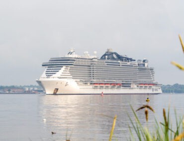 MSC Seaview ist in Kiel startbereit für die Ostsee Kreuzfahrten