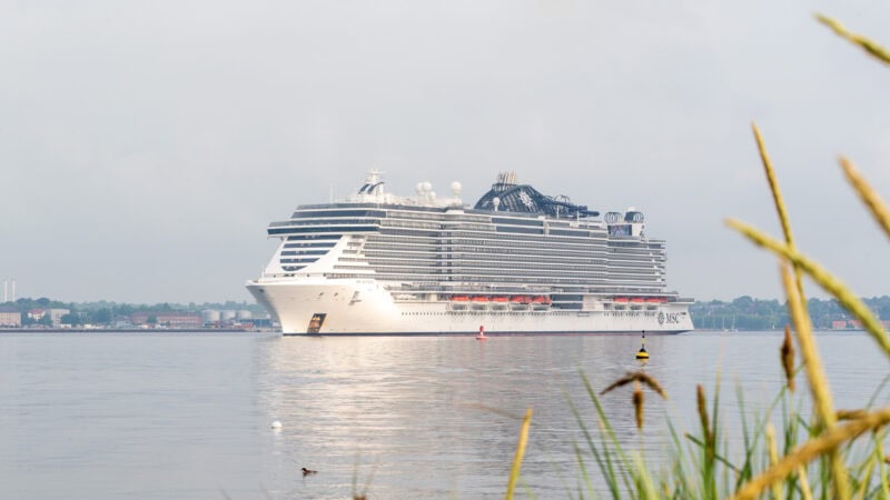 MSC Seaview ist in Kiel startbereit für die Ostsee Kreuzfahrten