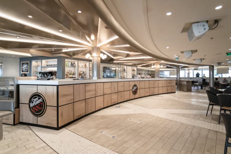 Italienischer Kaffeegenuss von Caffè Vergnano 1882 an Bord der Costa Schiffe