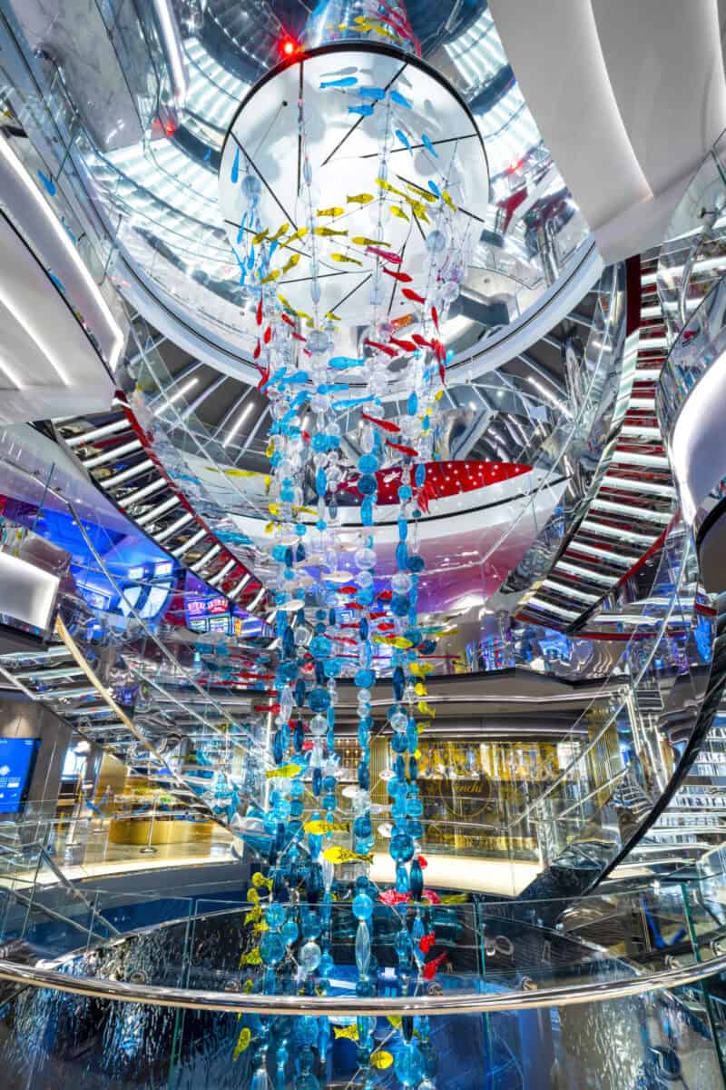 Danza del Mare – das neue Kunstobjekt an Bord der MSC Seashore