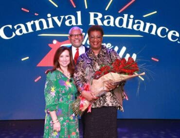 Taufe der Carnival Radiance nach 200 Millionen US-Dollar Umbau