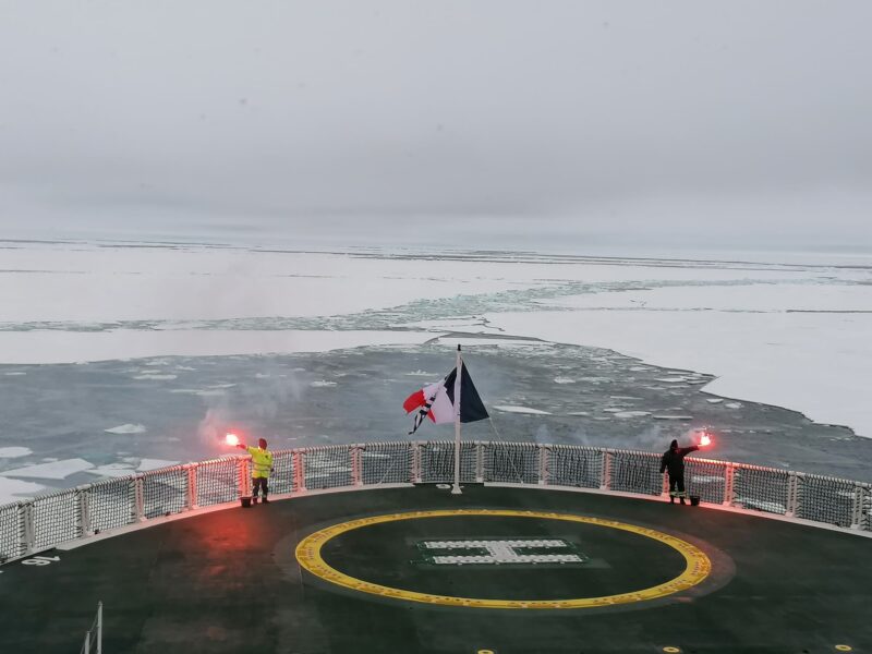 Le Commandant Charcot erreicht geografischen Nordpol (Foto Ponant - Alexiane Eymard)