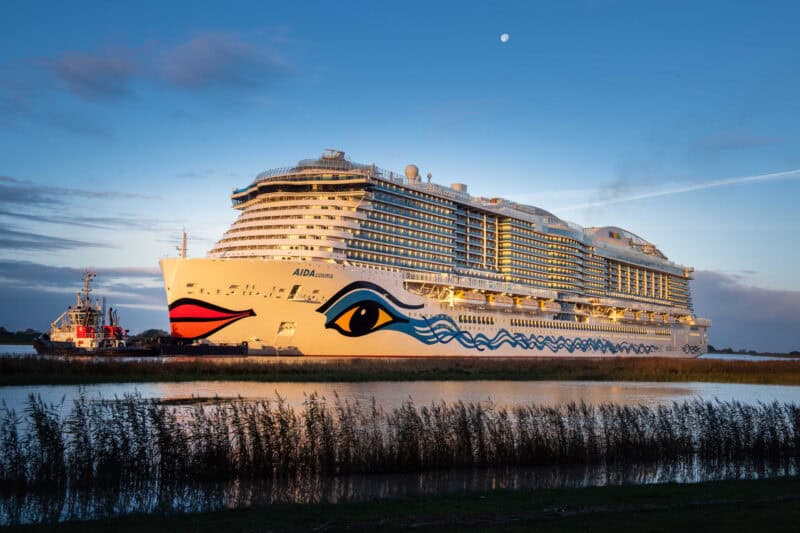 AIDA Cruises übernimmt LNG Kreuzfahrtschiff AIDAcosma