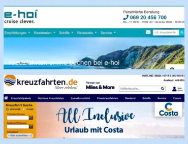 Kreuzfahrt-Portale bieten Kompetenz, Kundenservice und faires Preis-Leistungsverhältnis