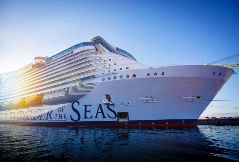 Wonder of the Seas, das grösste, neueste und innovativste Kreuzfahrtschiff der Welt