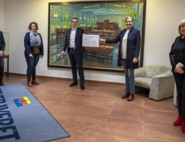 Meyer Werft und Partner spenden 14’000 Euro für Kinder und Familienkreis Down-Syndrom