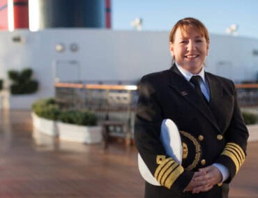 Eine starke Frau für Cunards neue Königin – Kapitänin Inger Klein Thorhauge