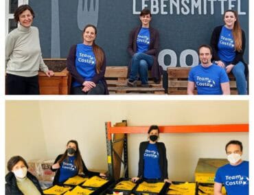 Costa unterstützt Wiener Tafel mit 700 kg Lebensmittelspenden