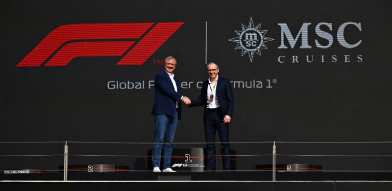 Globale Partnerschaft von MSC Cruises und Formel 1 für die Saison 2022